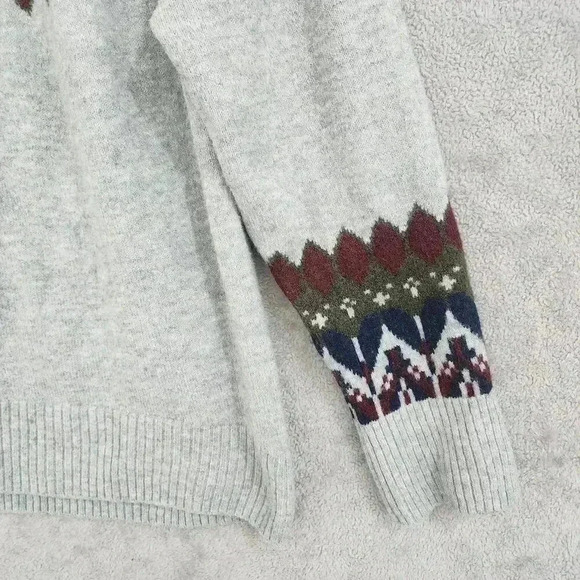 vince Camuto Aztec Crewneck Pullover Women's Sweater Size L - Picture 7 of 8